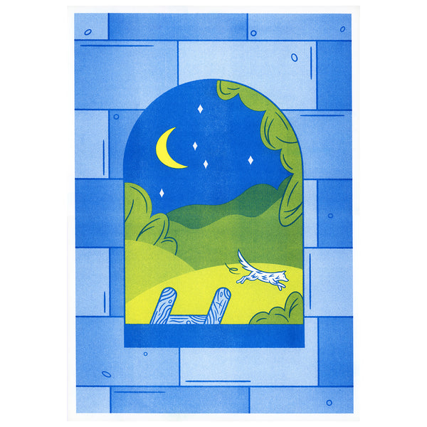 FEBRUARY A3 riso print