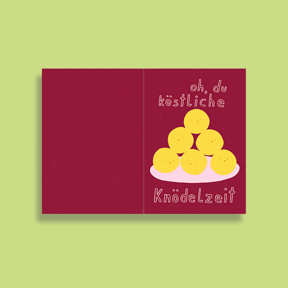 KNÖDELZEIT christmas card