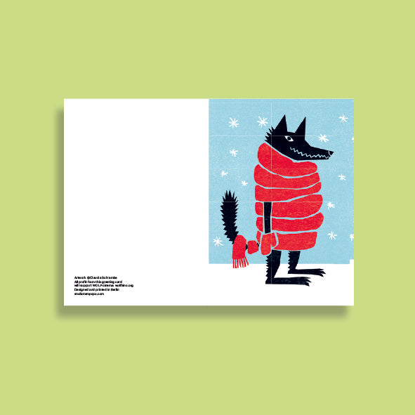 WEIHNACHTSWOLF christmas card