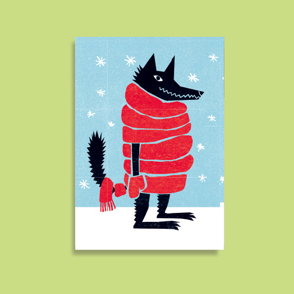 WEIHNACHTSWOLF christmas card