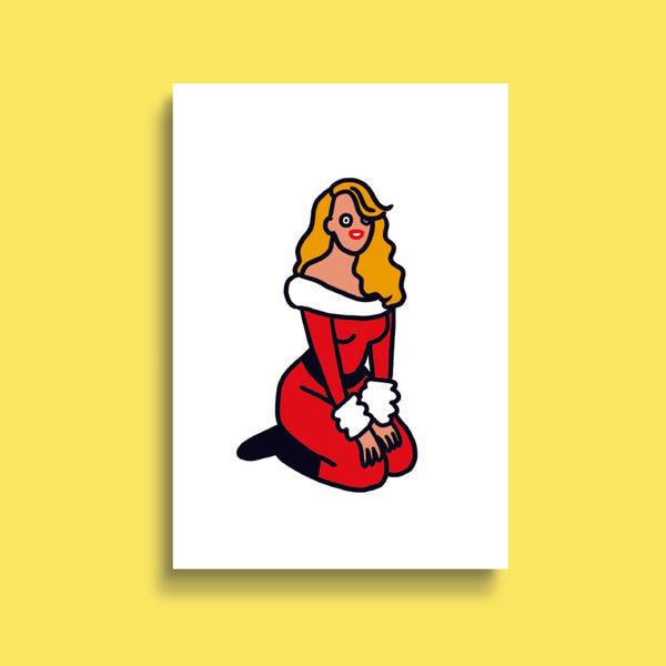 IT'S TIME Christmas postcard