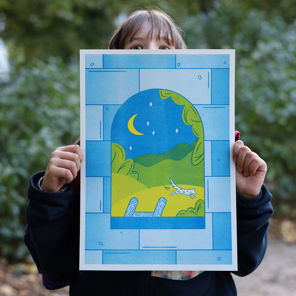 FEBRUARY A3 riso print