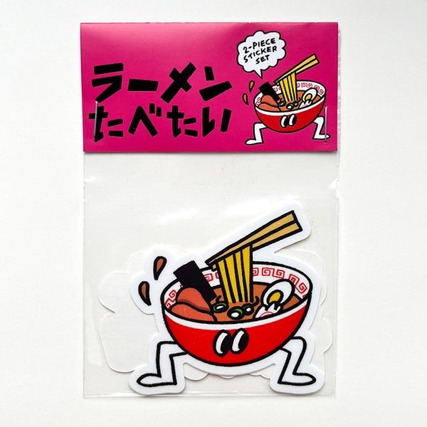 RAMEN set of 2 stickers