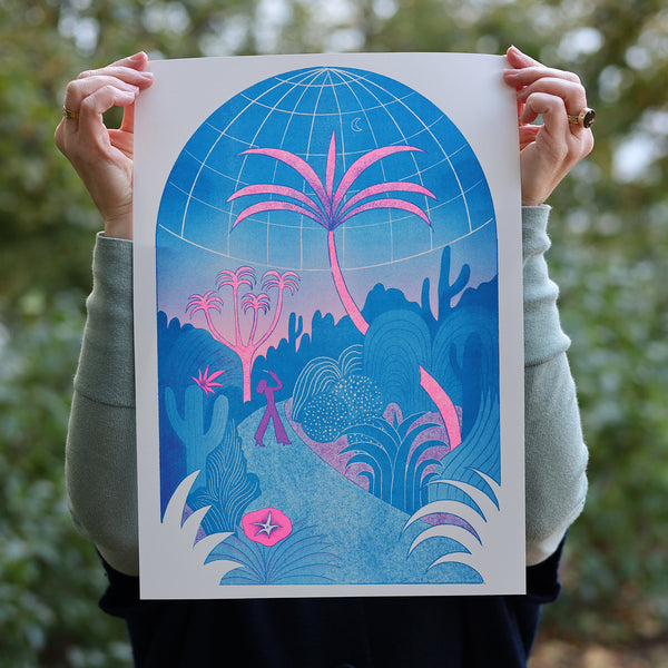 BOTANICAL GARDEN A3 riso print