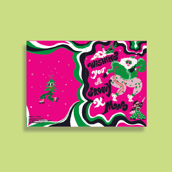 GROOVY XMAS christmas card