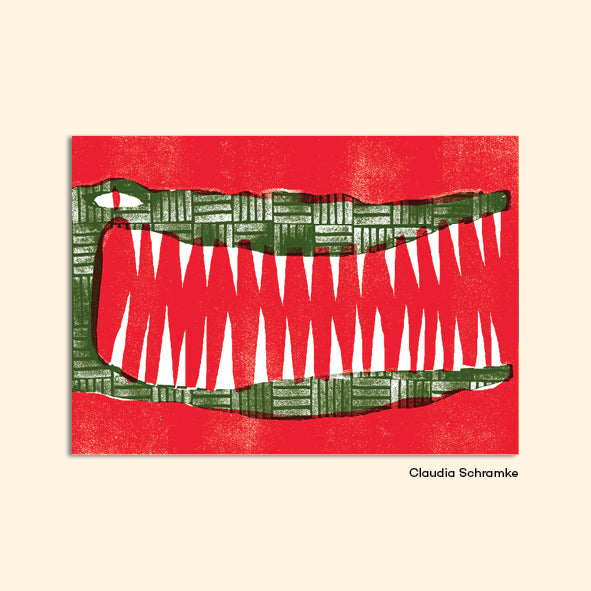 CROCODILE postcard