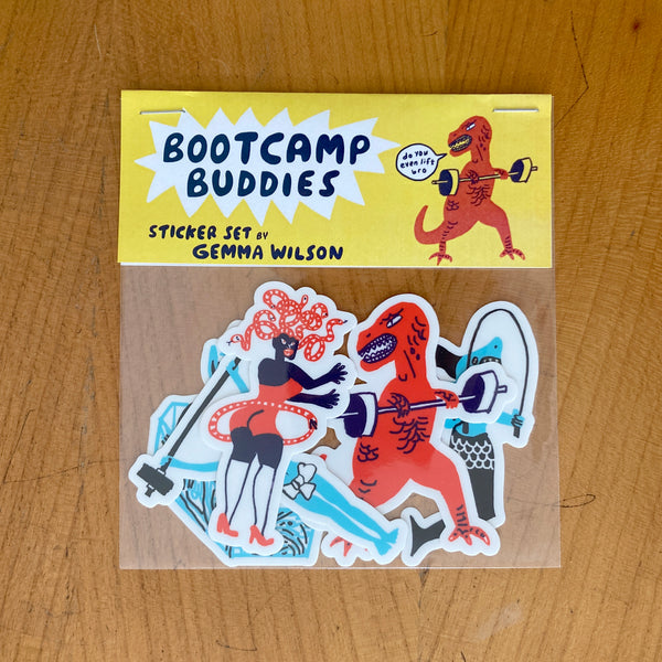 BOOTCAMP BUDDIES set of 5 stickers