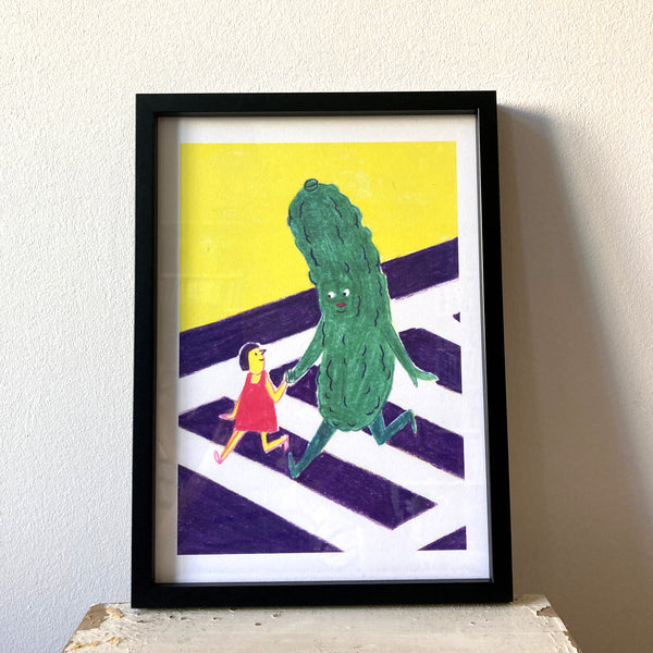 STRASSENBEGLEITGRÜN A4 print