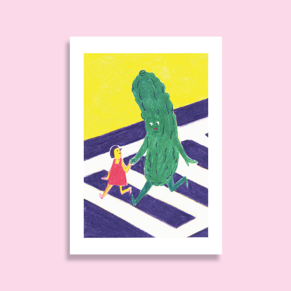 STRASSENBEGLEITGRÜN A4 print