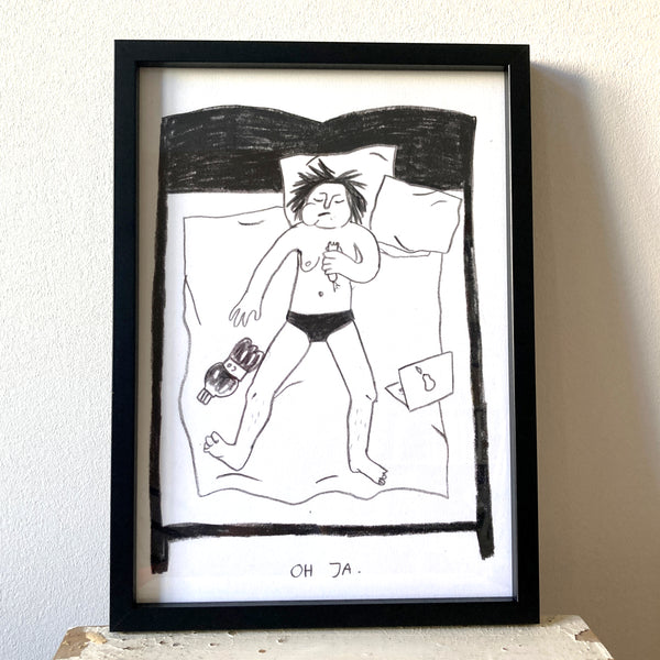 CAN'T TALK RIGHT NOW, I'M BUSY A4 print