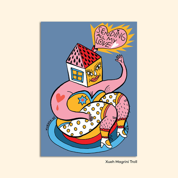 Postcard "Loving House" by XUEHKA