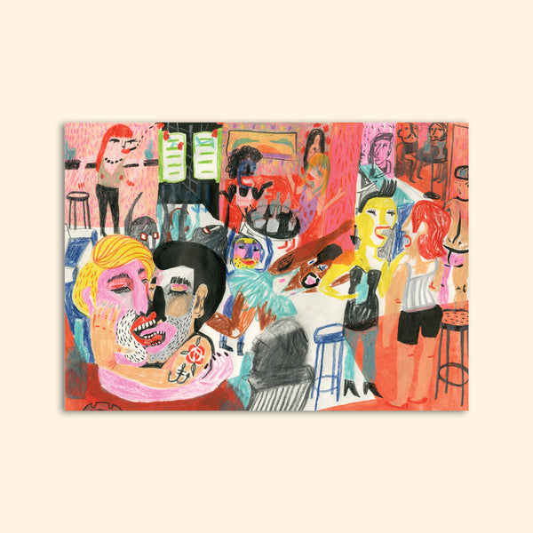 BERLIN DE MIS AMORES set of 5 postcards