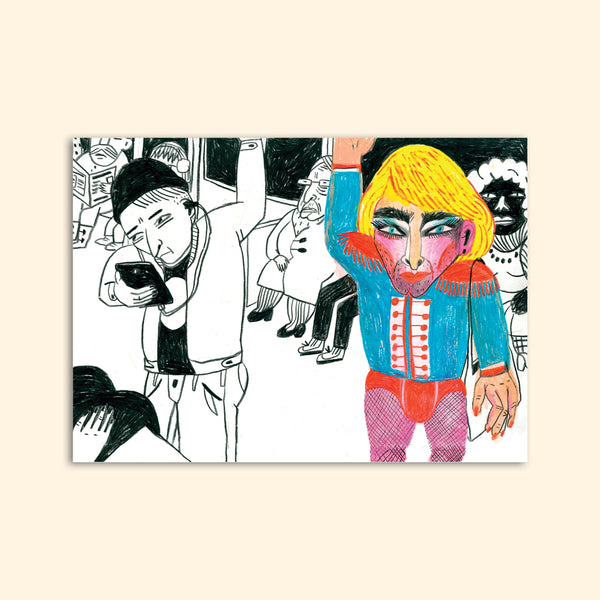 BERLIN DE MIS AMORES set of 5 postcards