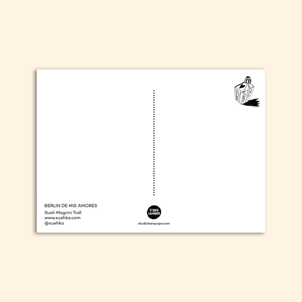 I HEART BERLIN postcard