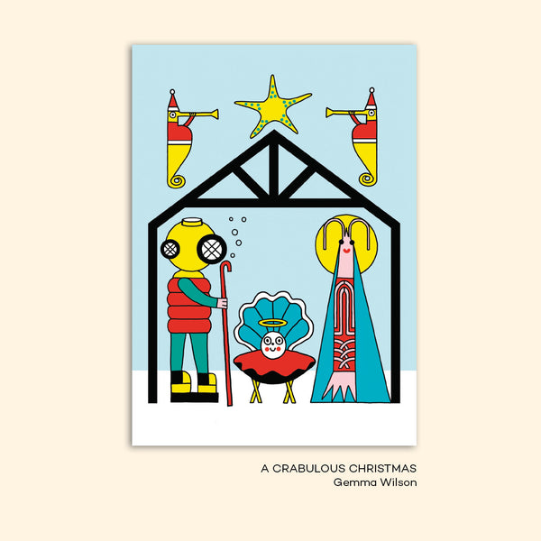 A CRABULOUS CHRISTMAS christmas card