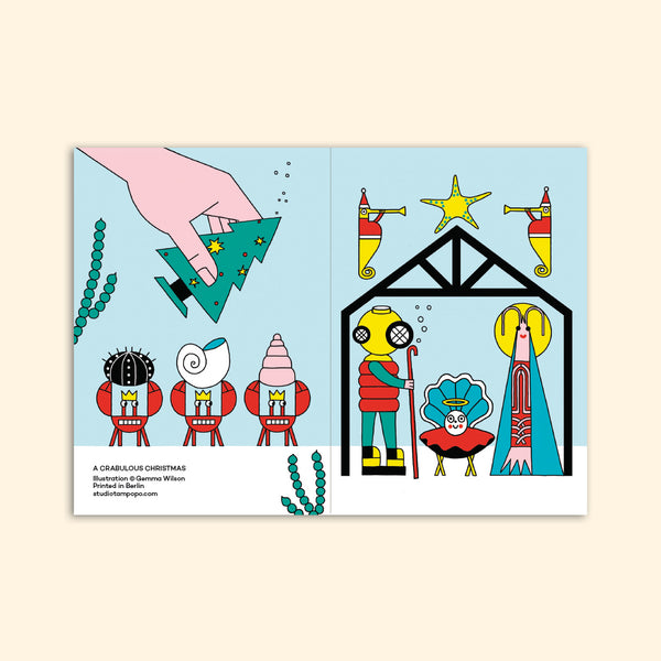 A CRABULOUS CHRISTMAS christmas card
