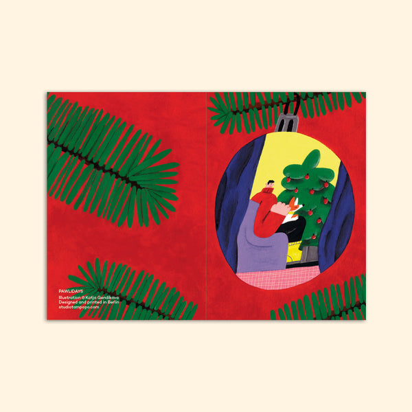 PAWLIDAYS christmas card