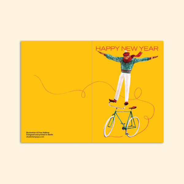 HAPPY NEW YEAR greeting card