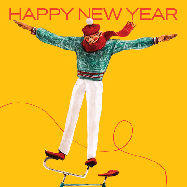 HAPPY NEW YEAR greeting card