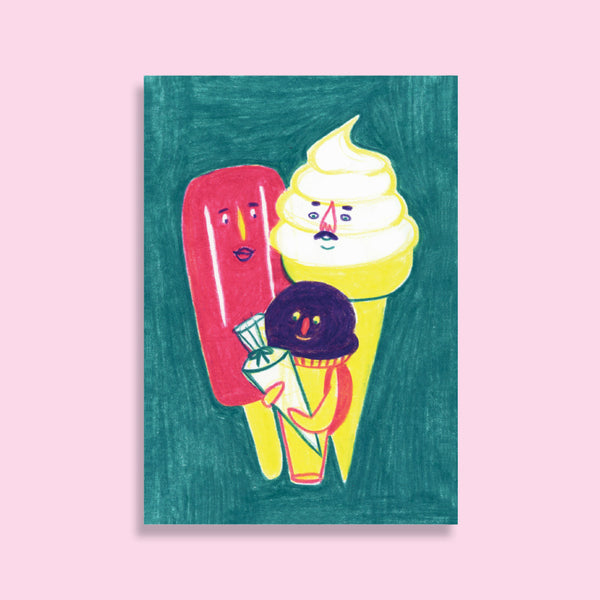 EINSCHULUNG greeting card