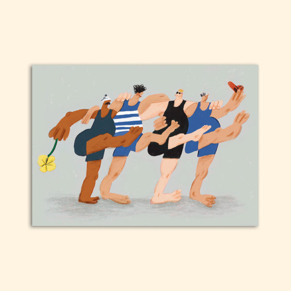 BIKINI SEASON greeting card