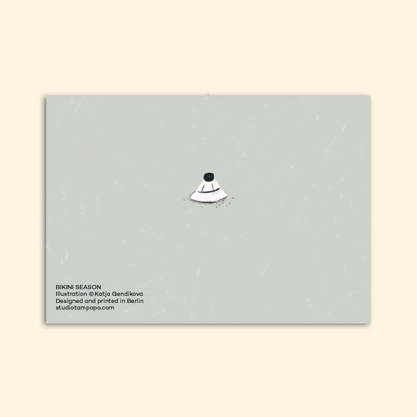 BIKINI SEASON greeting card