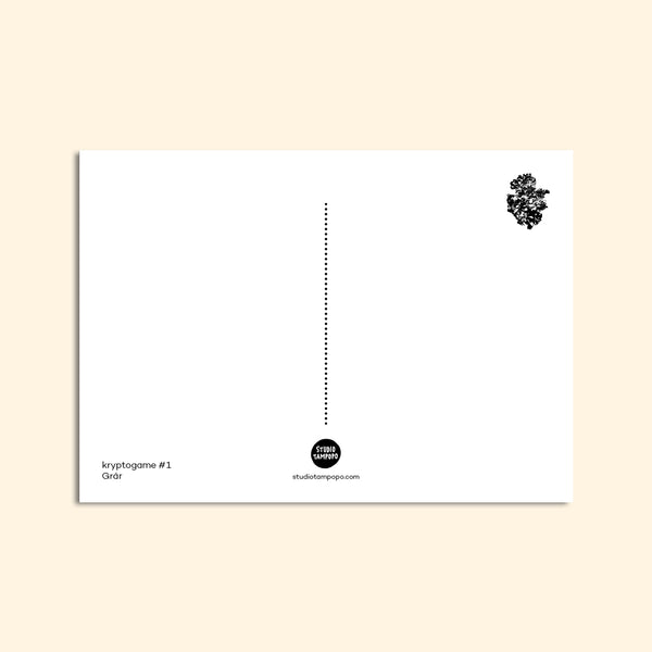 KRYPTOGAME set of 5 postcards
