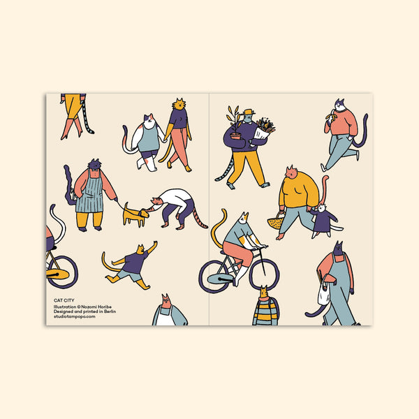 CAT CITY greeting card