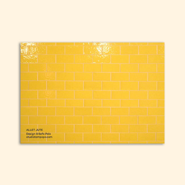 ALLET JUTE greeting card