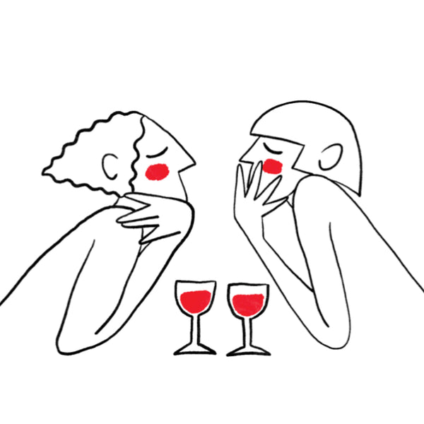 LIEBLICHES BILD. TROCKENER TEXT. greeting card