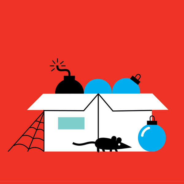 NAUGHTY AND NICE christmas card