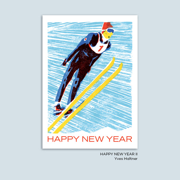 HAPPY NEW YEAR II greeting card