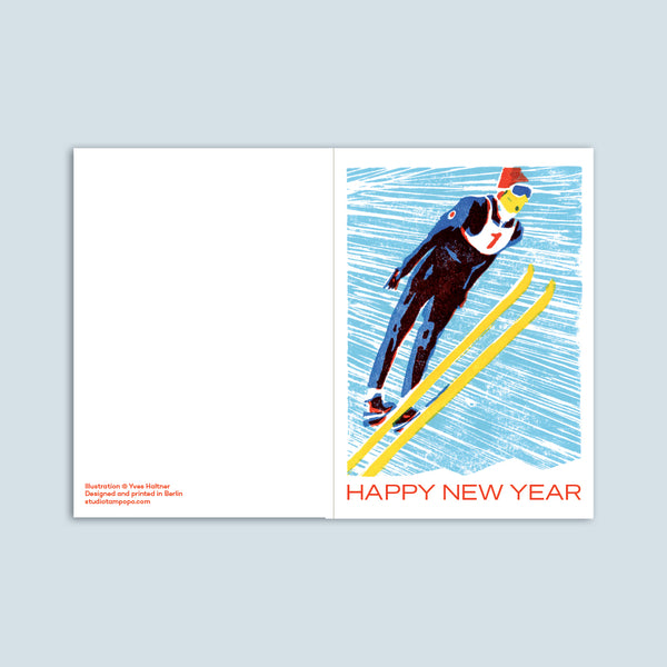 HAPPY NEW YEAR II greeting card