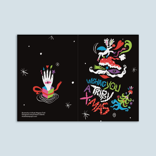 TRIPPY XMAS christmas card