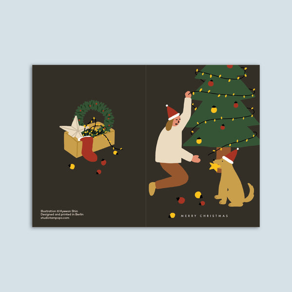 COSY CHRISTMAS christmas card