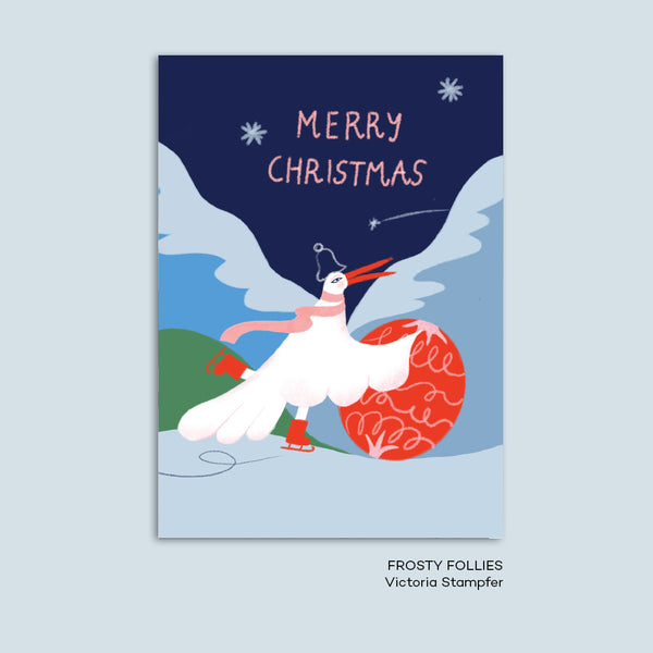 FROSTY FOLLIES christmas card