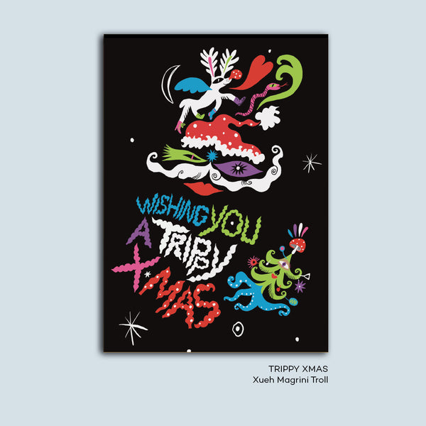 TRIPPY XMAS christmas card