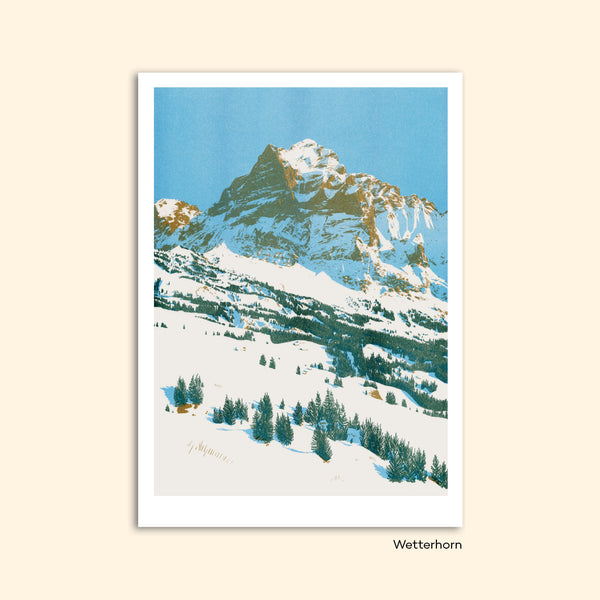 WETTERHORN postcard