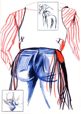 COWBOY KNACKARSCH limited A2 riso print