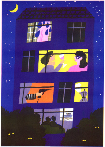 REAR WINDOW limited A2 riso print