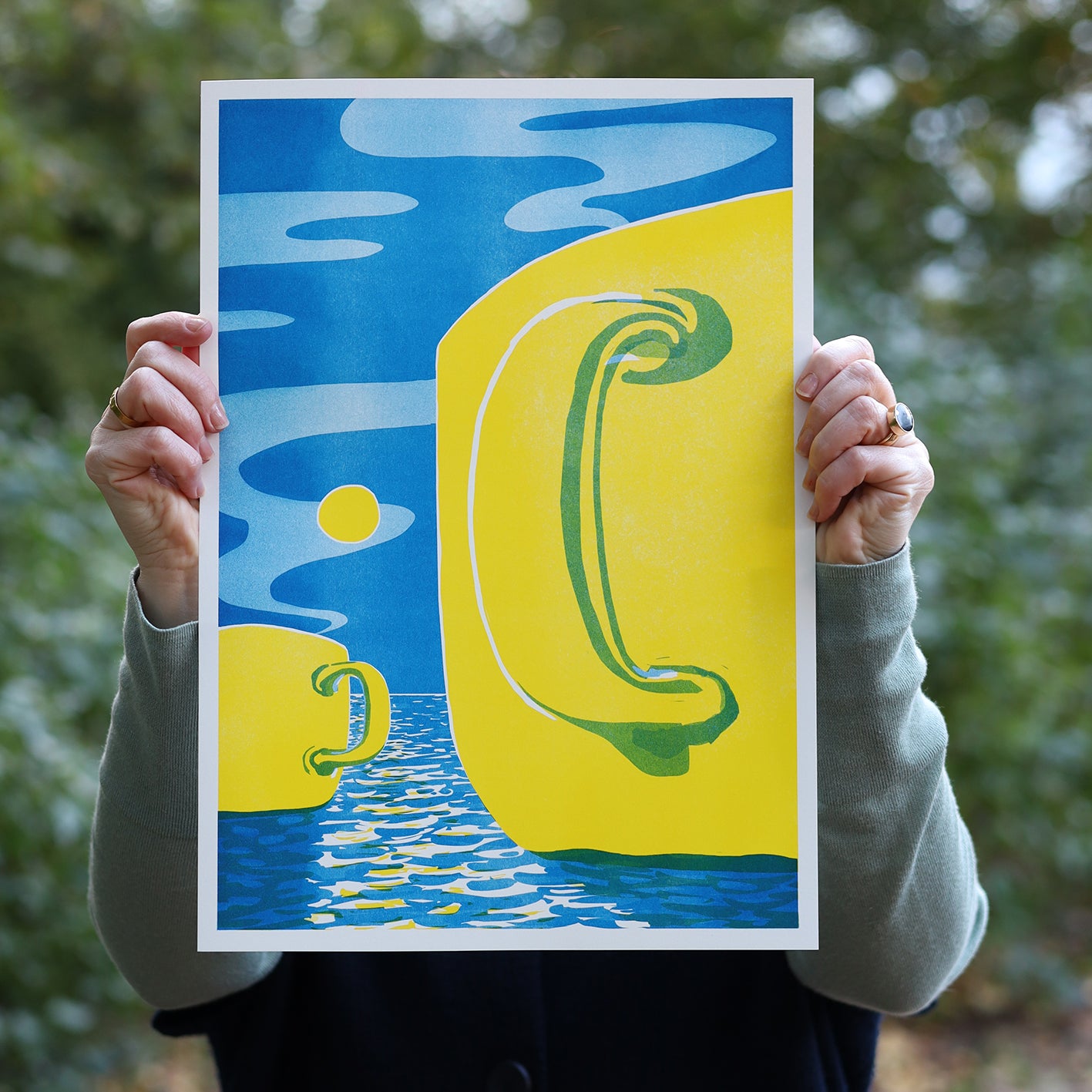BAIA DI TAZZE A3 riso print