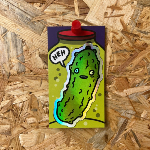 DERP GURK holographic sticker