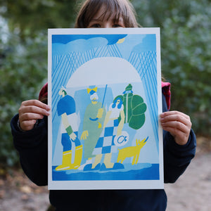 APRIL A3 riso print