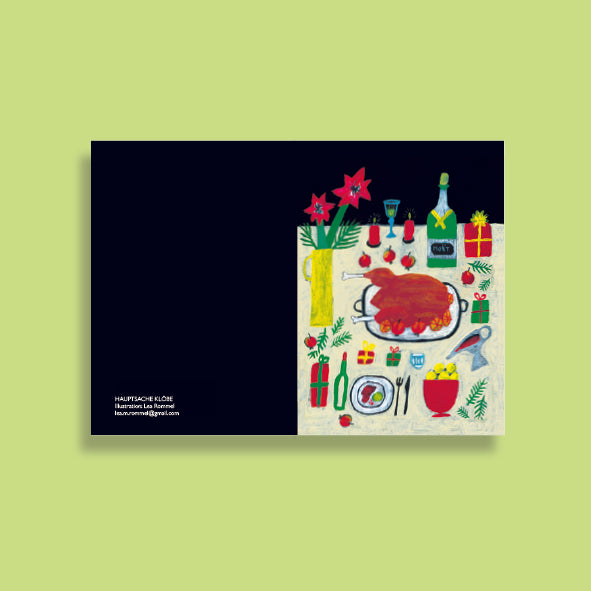 HAUPTSACHE KLÖẞE christmas card