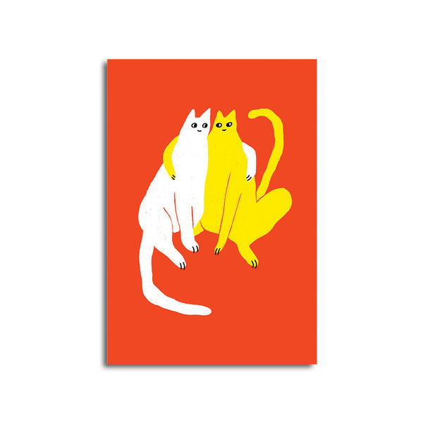 LOVE CATS greeting card