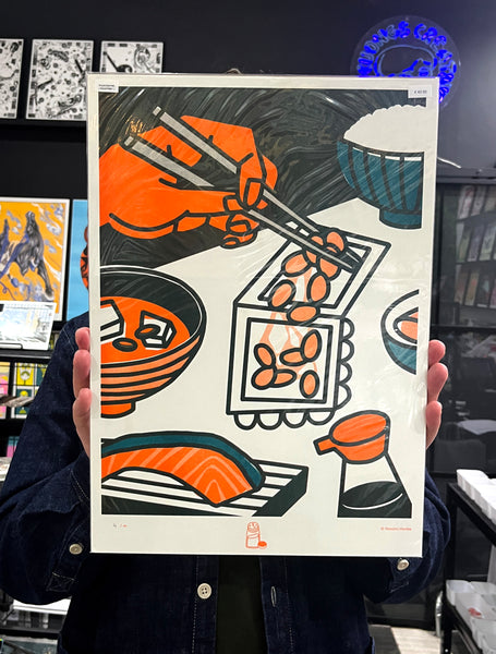 NATTO A3 riso print