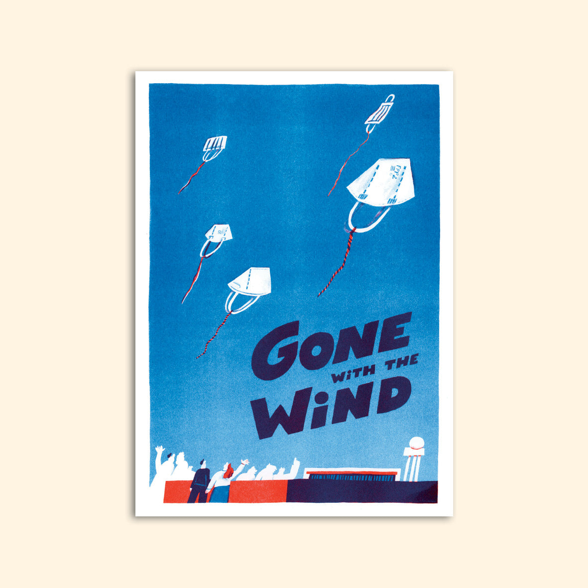 GONE WITH THE WIND postcard