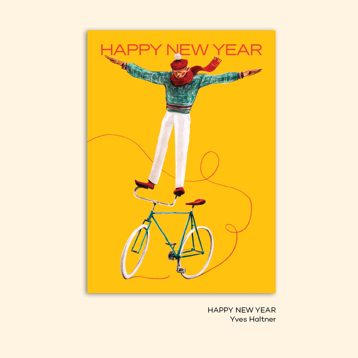HAPPY NEW YEAR greeting card