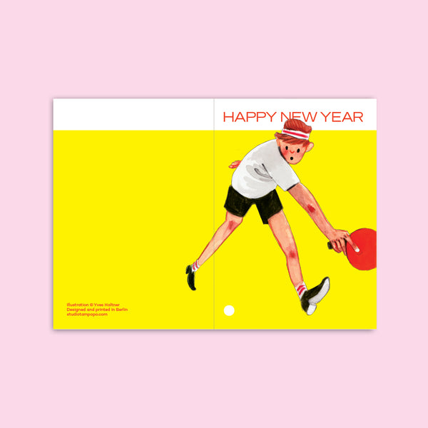 HAPPY NEW YEAR III greeting card