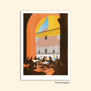 PIAZZA MAGGIORE postcard